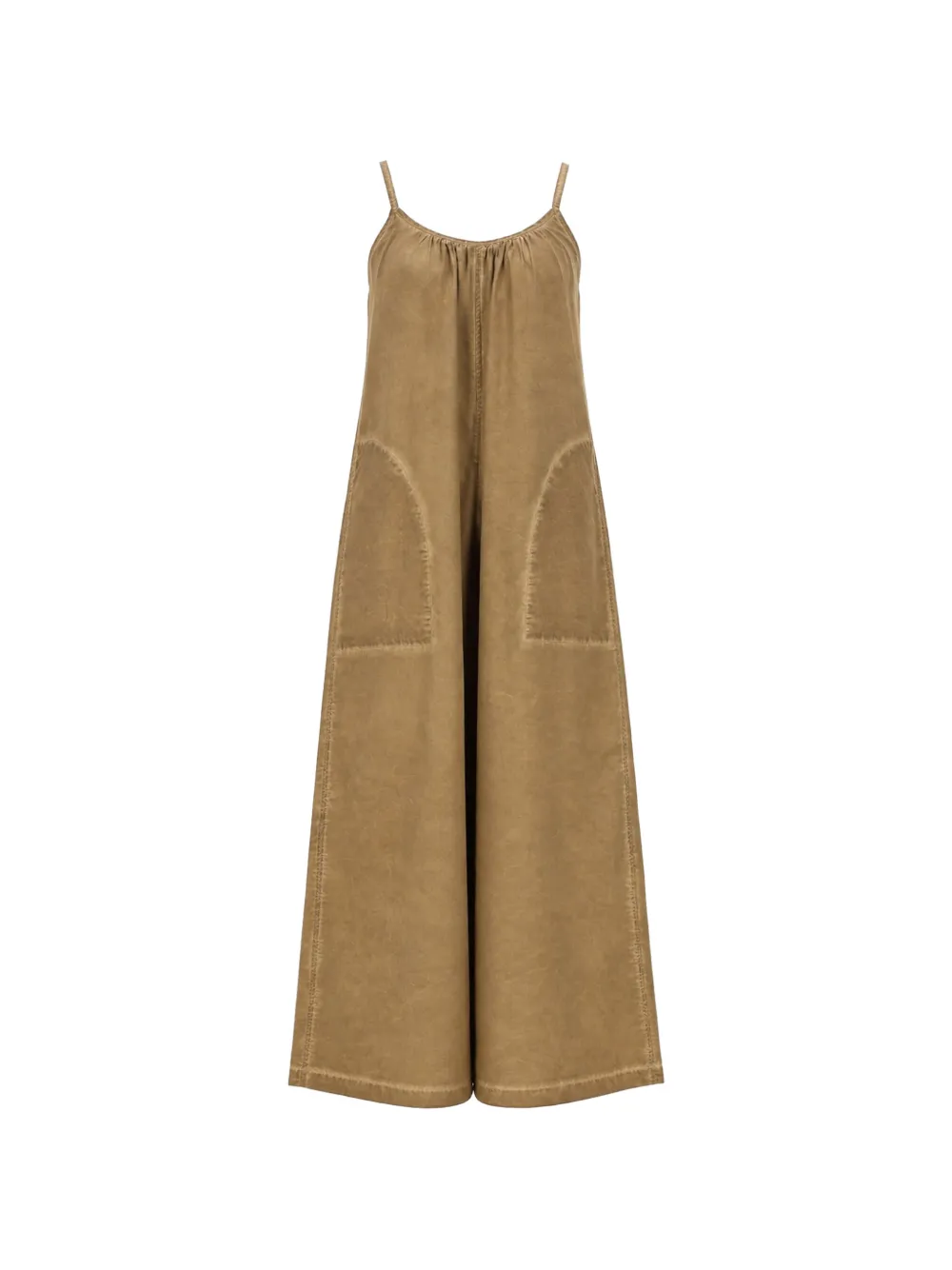 Uma Wang scoop-neck jumpsuit - Toni neutri