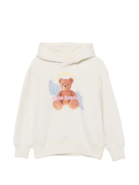 Palm Angels Kids Bear-motif logo-print hoodie
