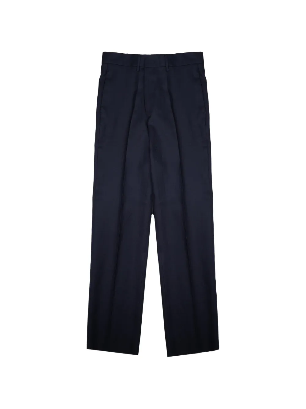 Tagliatore pleated linen trousers - Blau
