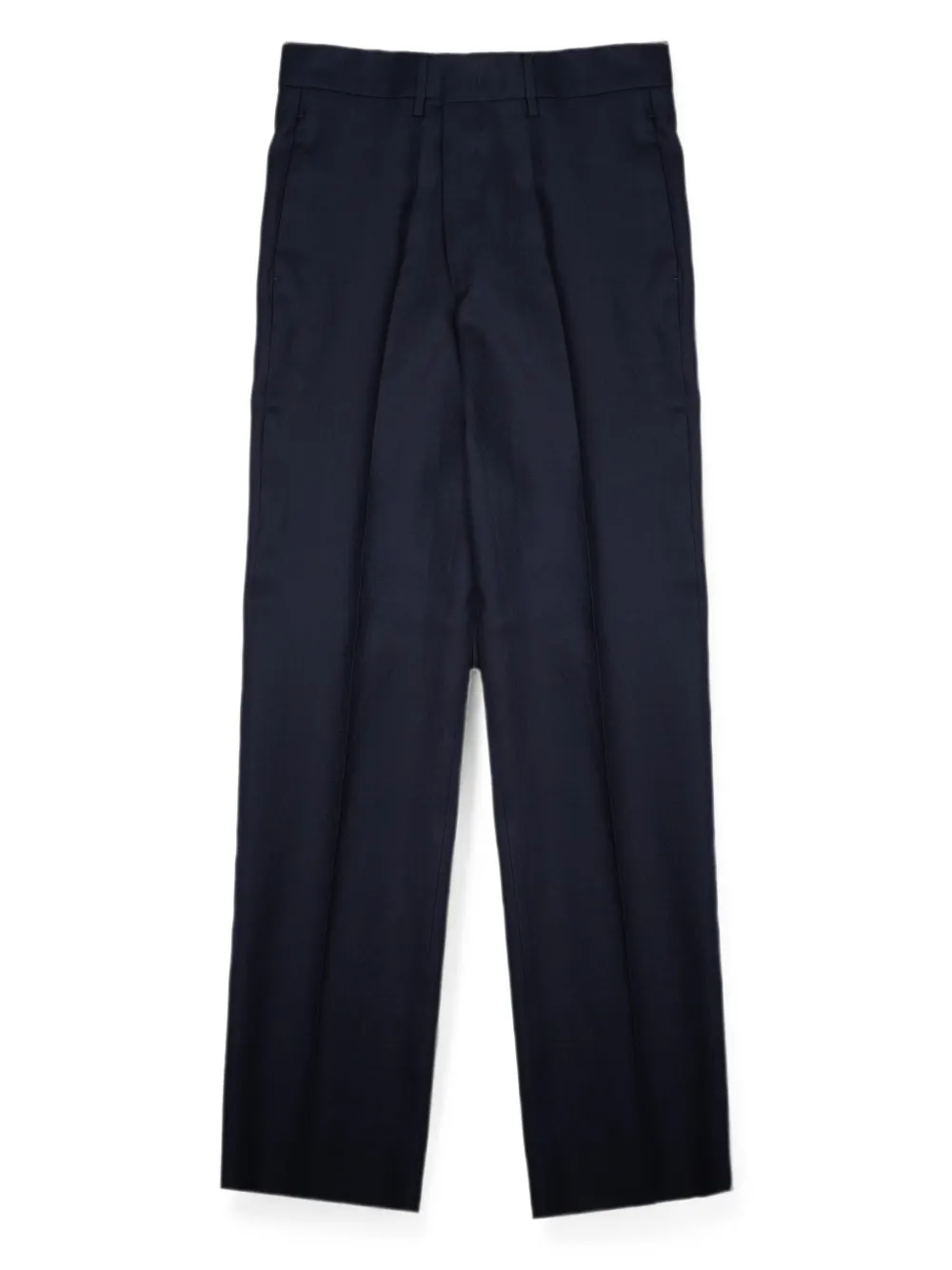 Tagliatore Linnen plooibroek Blauw