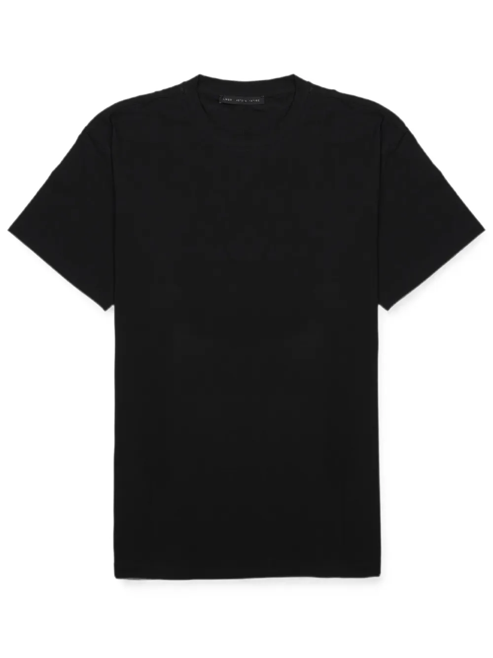 Low Brand T-shirt met ronde hals Zwart
