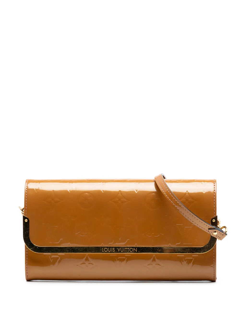 Louis Vuitton Pre-Owned 2013 Monogram Vernis Rossmore MM shoulder bag - Braun