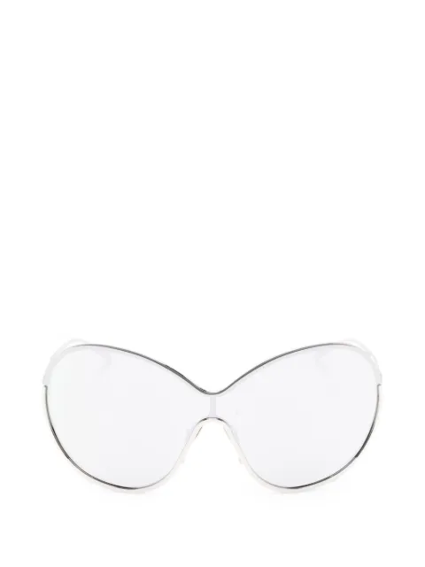 azzedine alaïa oversize-frame sunglasses