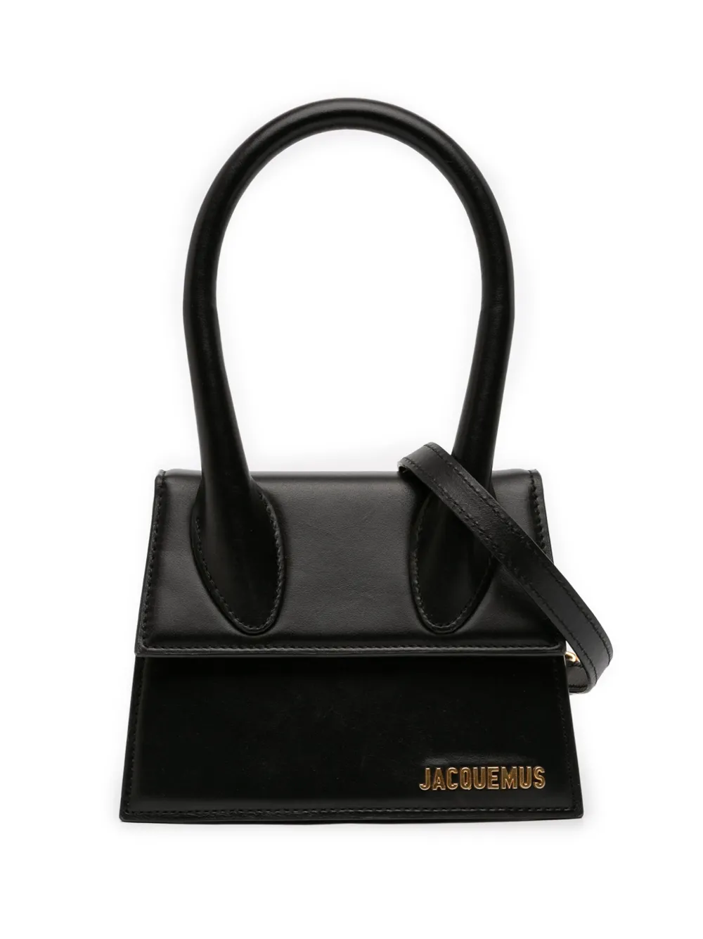 Jacquemus Pre-Owned 2000-2025 Leather Le Chiquito Moyen satchel - Nero