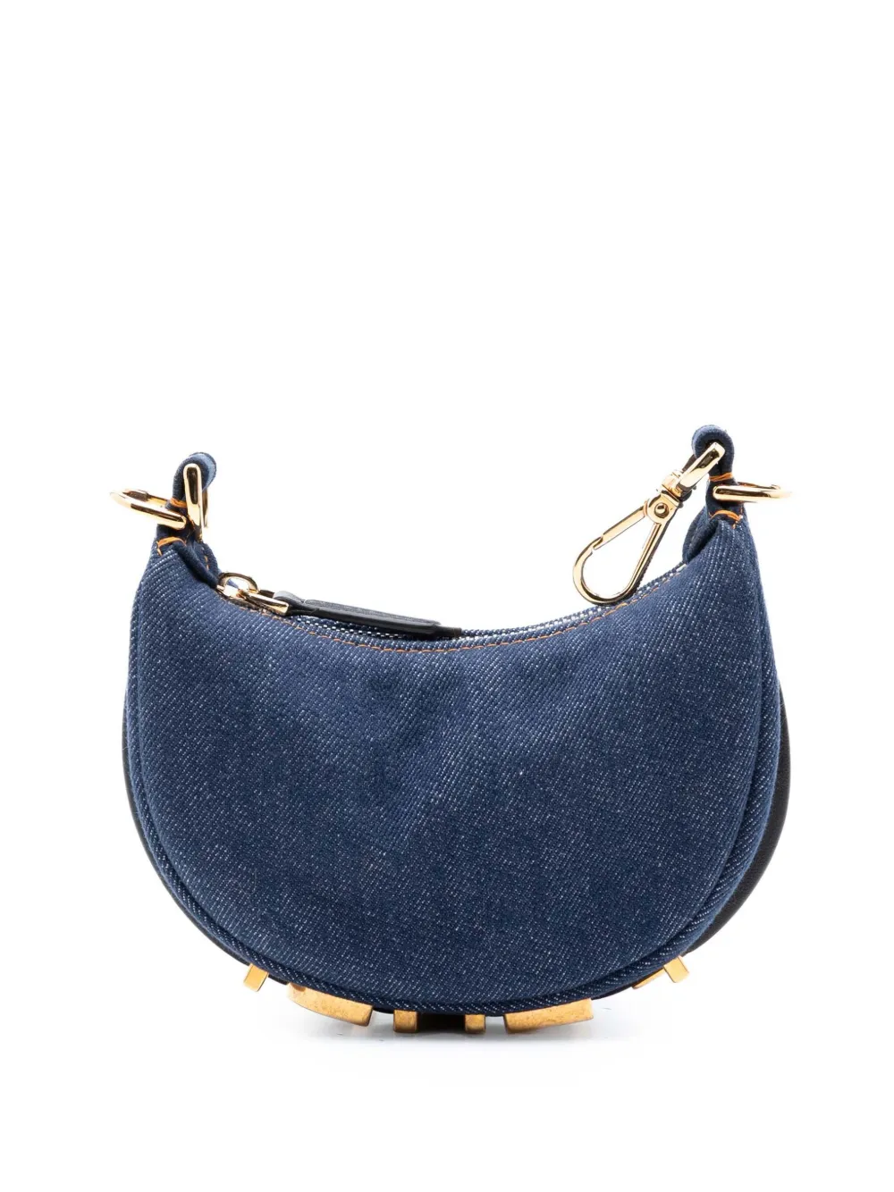 Fendi Pre-Owned 2010-2026 Nano Denim Fendigraphy hobo bag - Blu