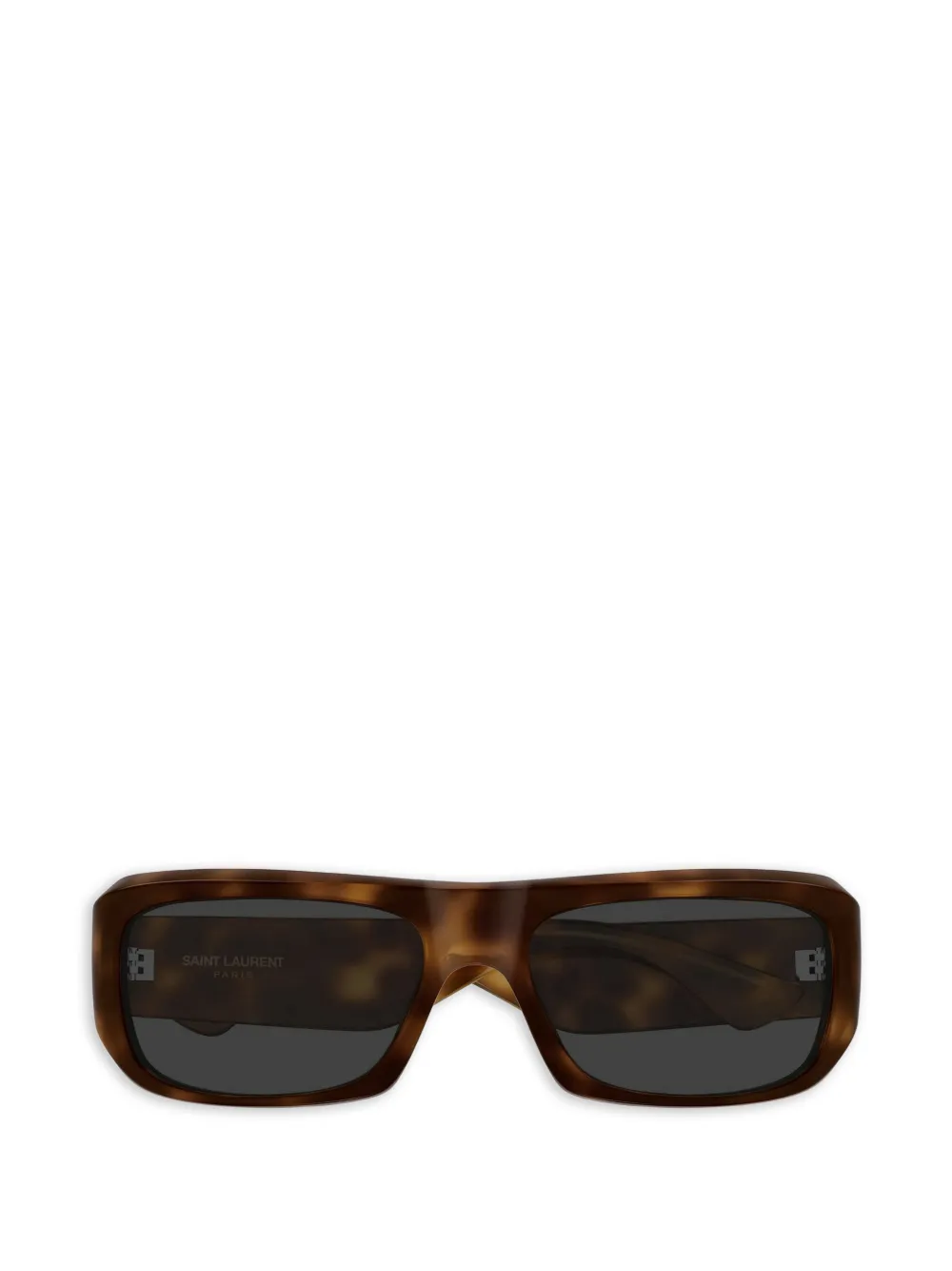 Saint Laurent Eyewear Eckige SL 869 Sonnenbrille in Schildpattoptik - Braun