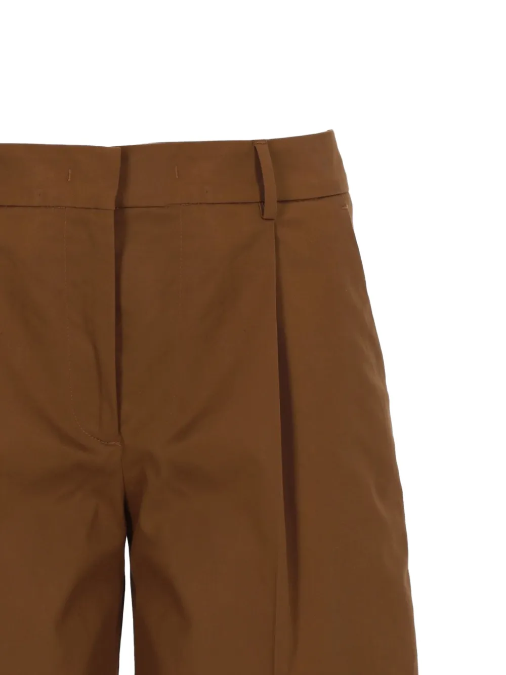 PT Torino Geplooide shorts Bruin