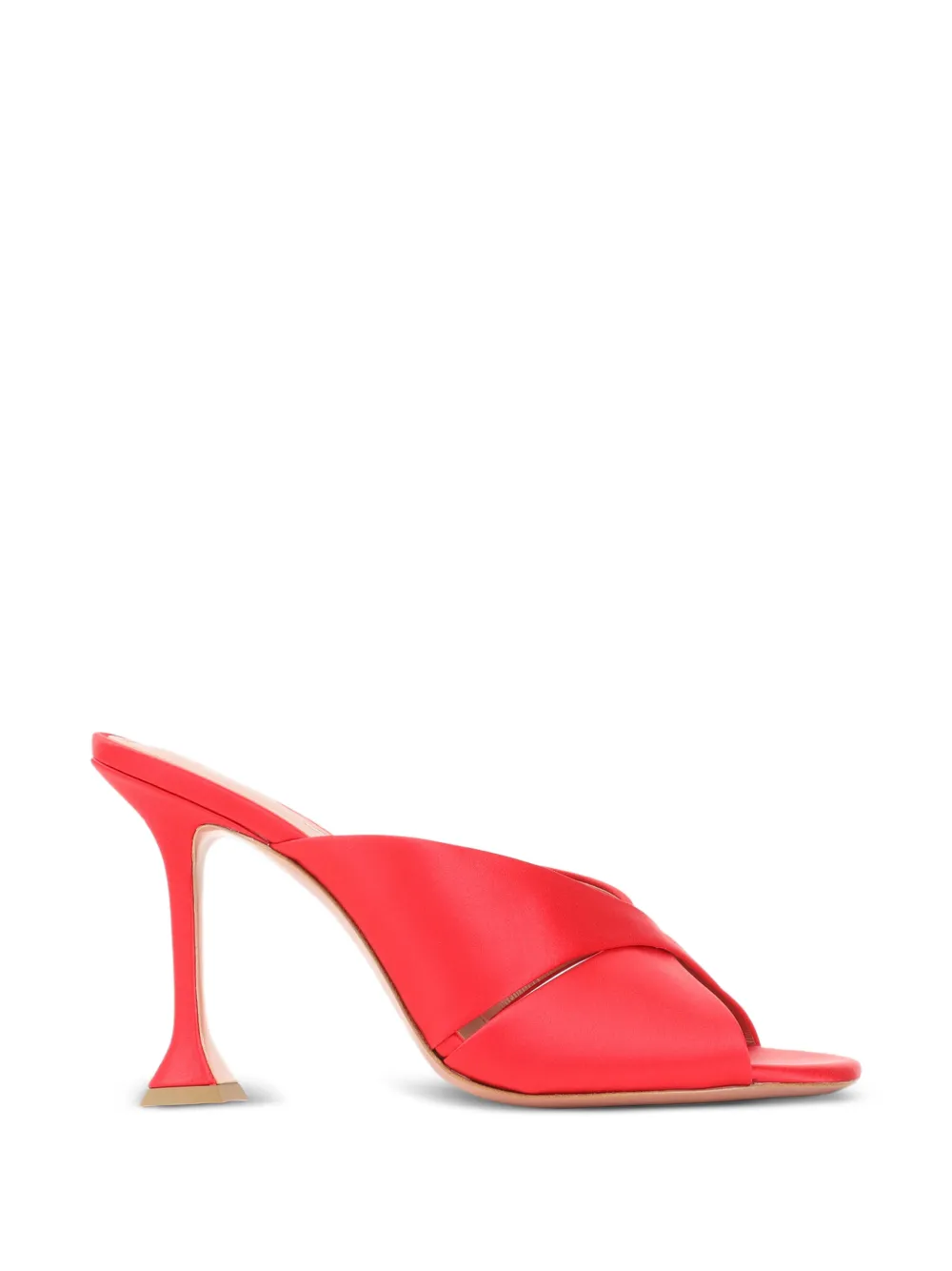 Amina Muaddi Salma sandals Rood