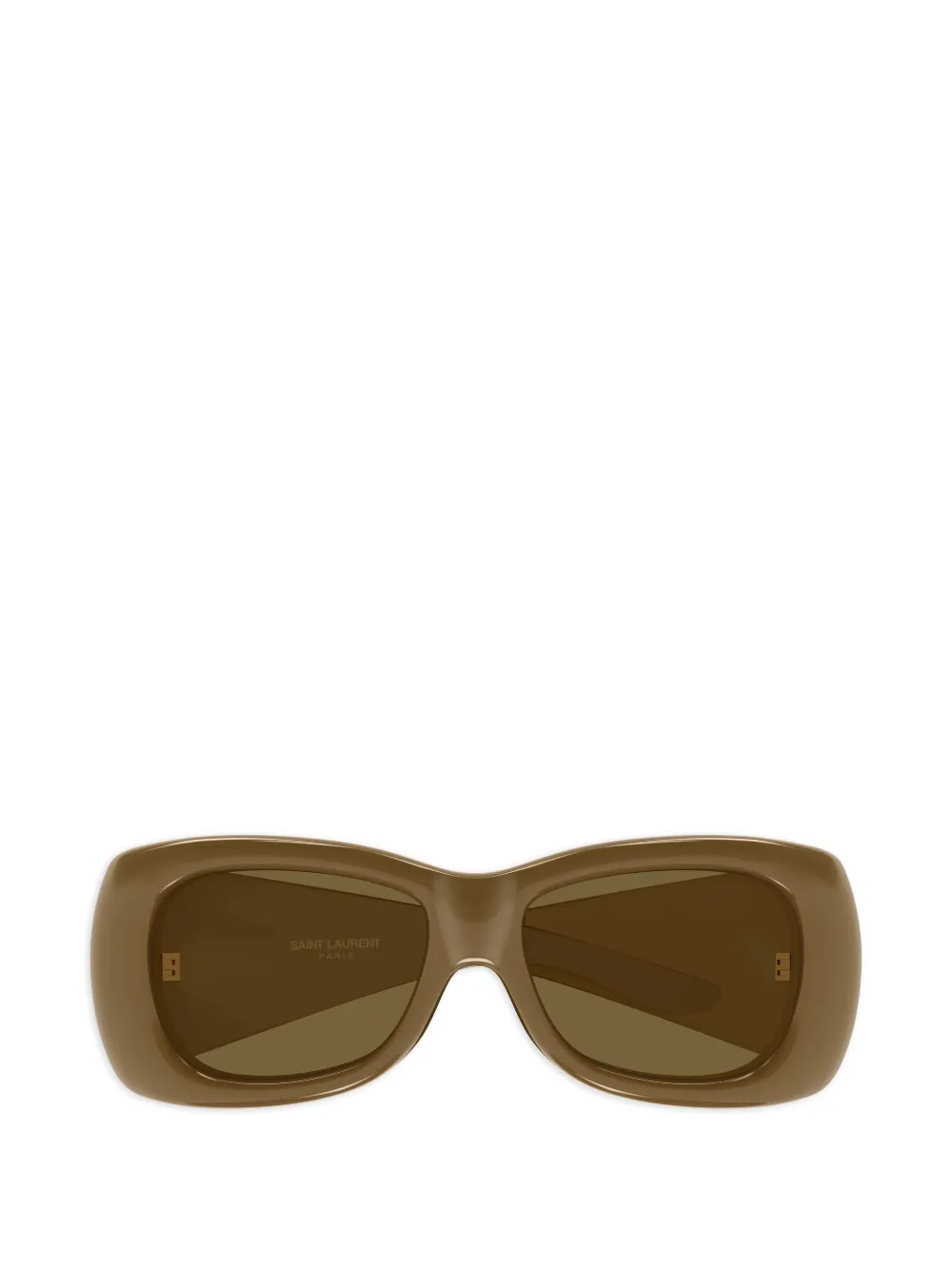 Saint Laurent Eyewear rectangle-frame sunglasses - Marrone