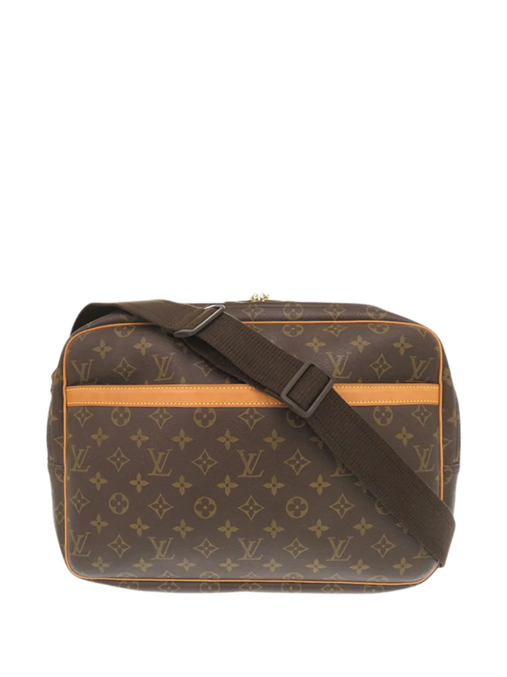Louis Vuitton Pre-Owned 2000 Monogram Reporter GM Umhängetasche - Braun