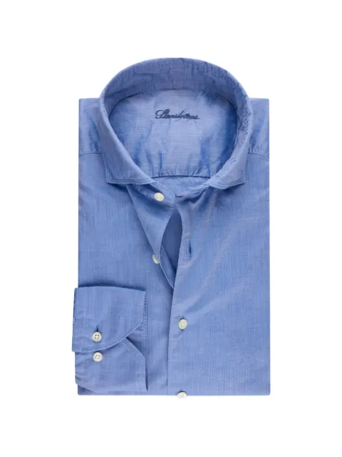 Stenströms cut-away collar poplin shirt