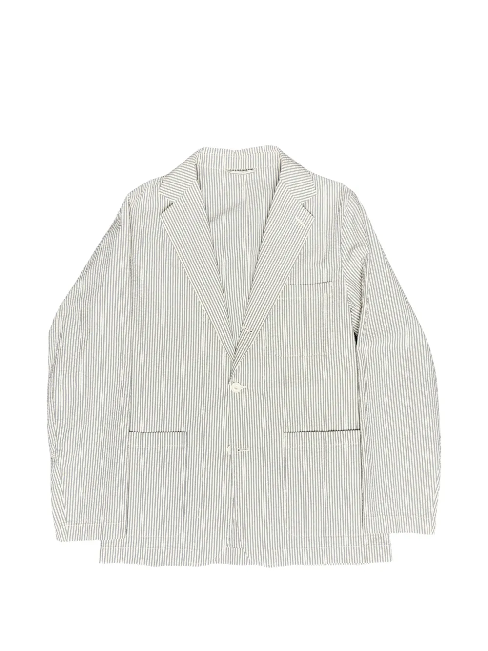HARTFORD seersucker striped blazer - Neutrals