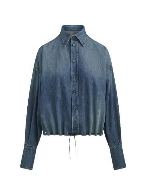 Brandon Maxwell Leland eyelet-detailed shirt