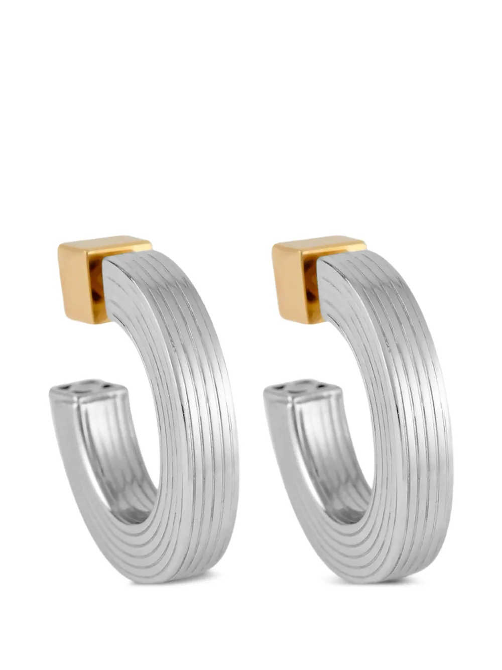 IVI Slim Signore hoop earrings - Argento