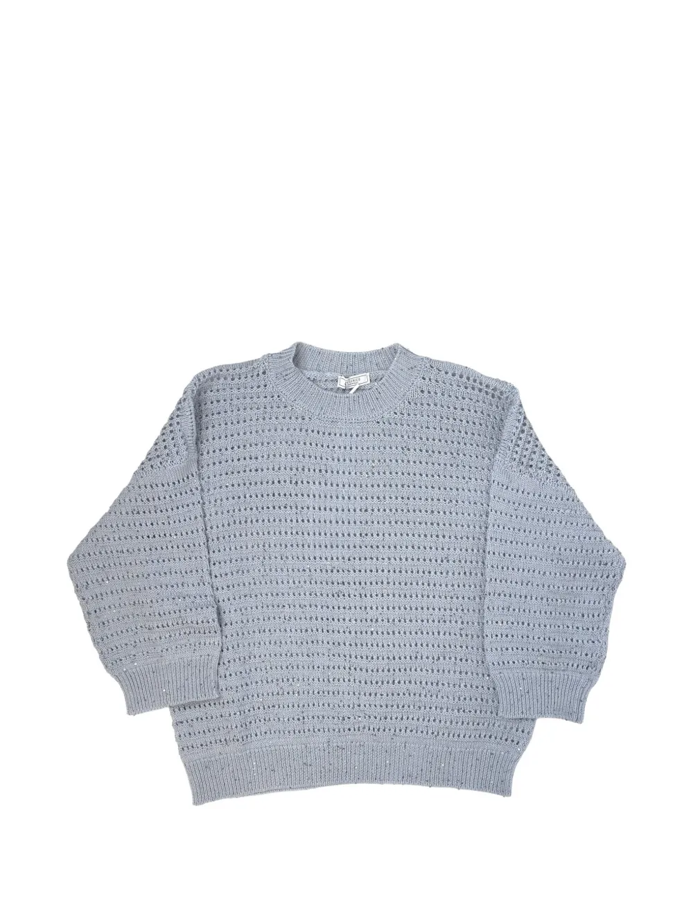 Peserico sequin-embellished sweater - Blue
