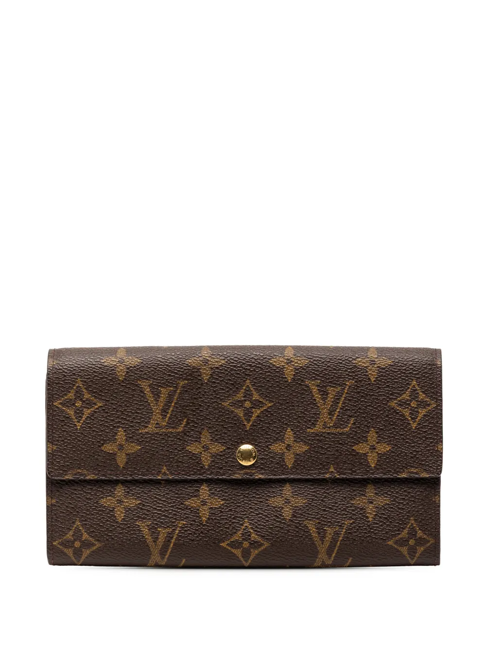 Louis Vuitton Pre-Owned 2003 Monogram Sarah Wallet long wallets - Braun