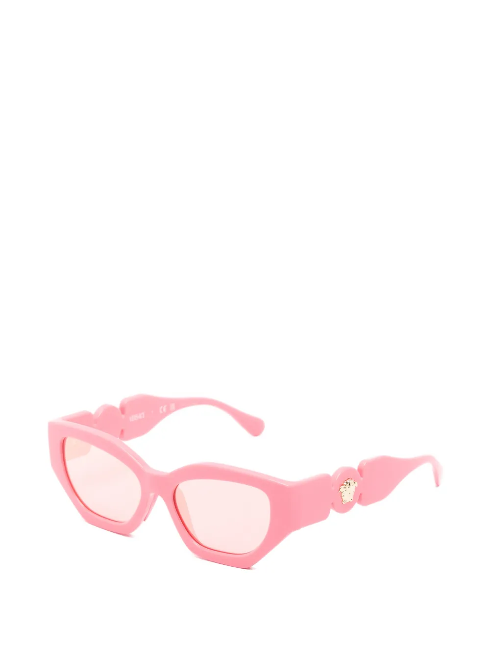 Versace Eyewear Medusa zonnebril met geometrisch montuur Roze