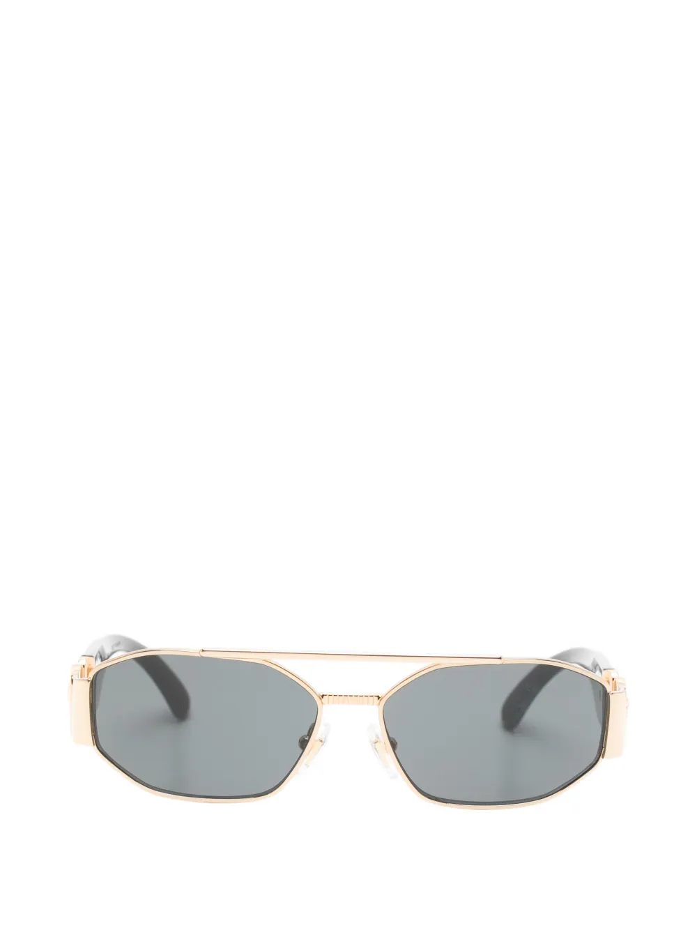 Versace Eyewear Occhiali da sole Medusa geometrici - Oro