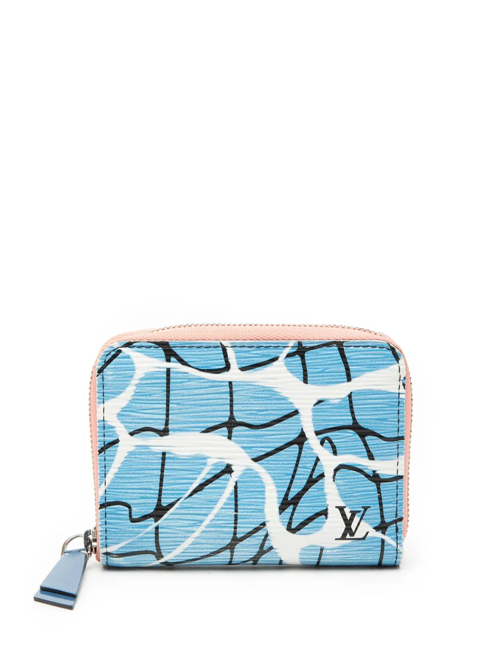 Louis Vuitton Pre-Owned 2015 Epi Aqua Zippy Purse coin pouch - Blau