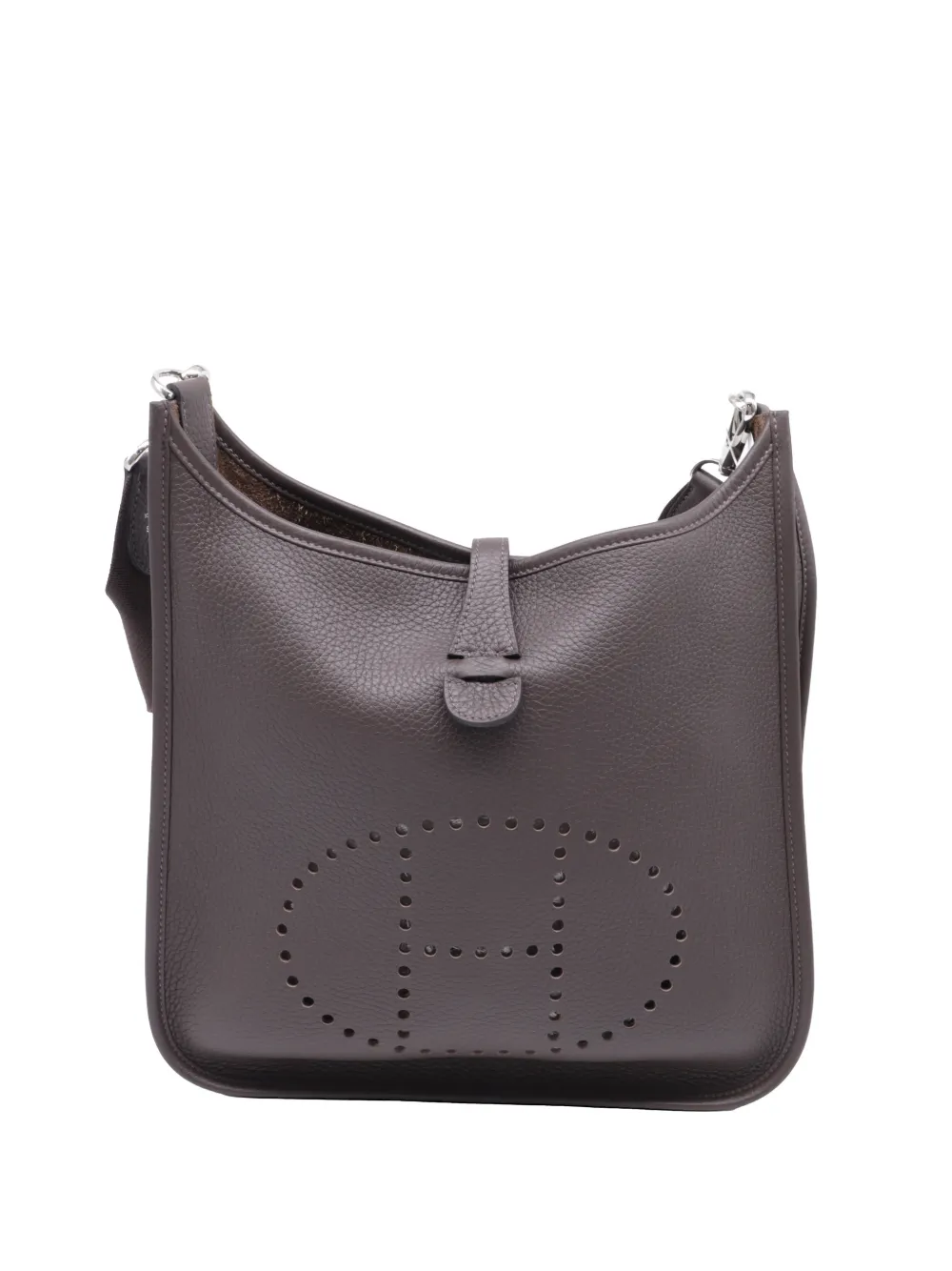 Hermès Pre-Owned Evelyn III perforated shoulder bag - Grigio