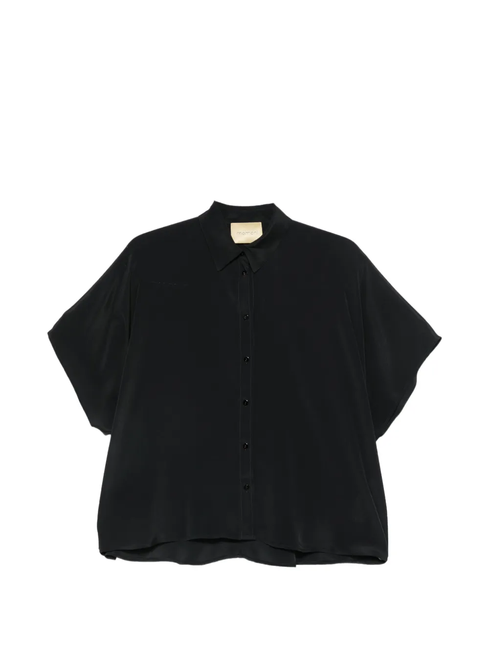 MOMONÌ Brooklyn short-sleeve shirt - Schwarz