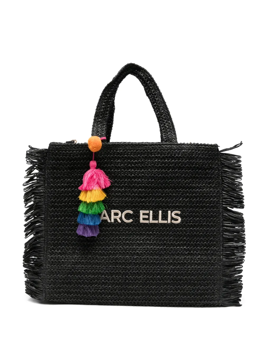 Marc Ellis Borsa tote Buby S. Claire con frange - Nero