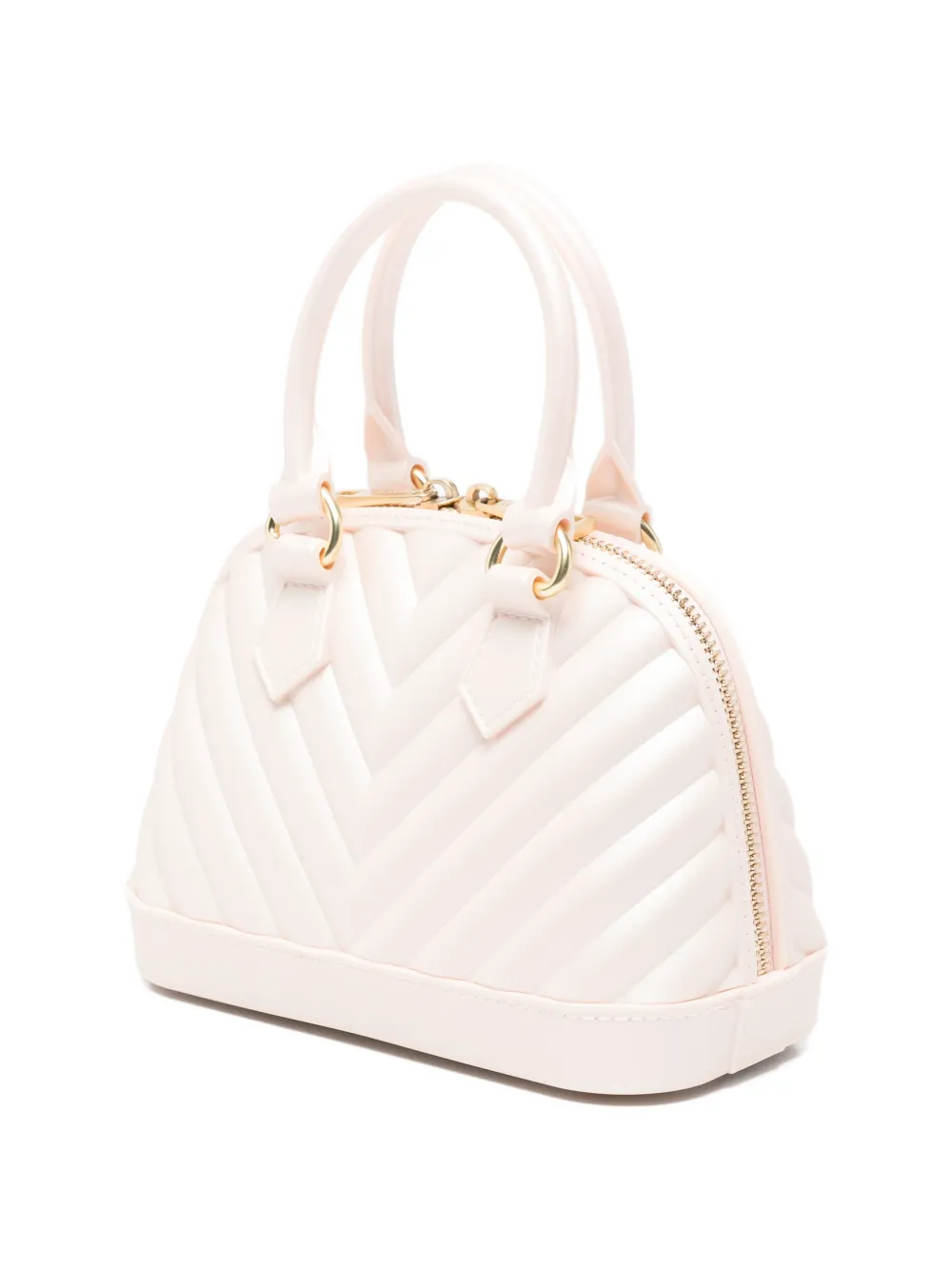Marc Ellis Maya S gewatteerde shopper met chevron streep Roze