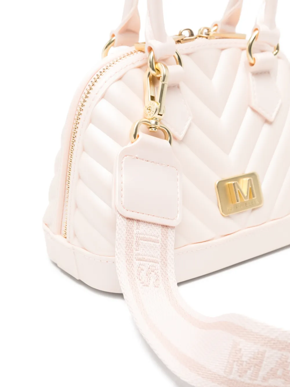 Marc Ellis Maya S gewatteerde shopper met chevron streep Roze