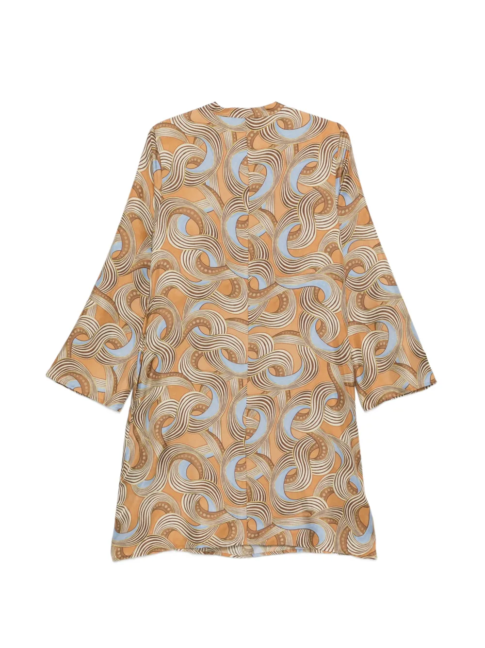  Maliparmi Vestido Con Estampado Abstracto - Naranja 