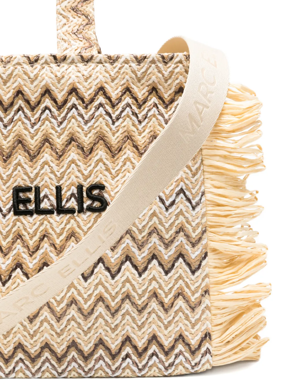 Marc Ellis Buby shopper met franje Beige