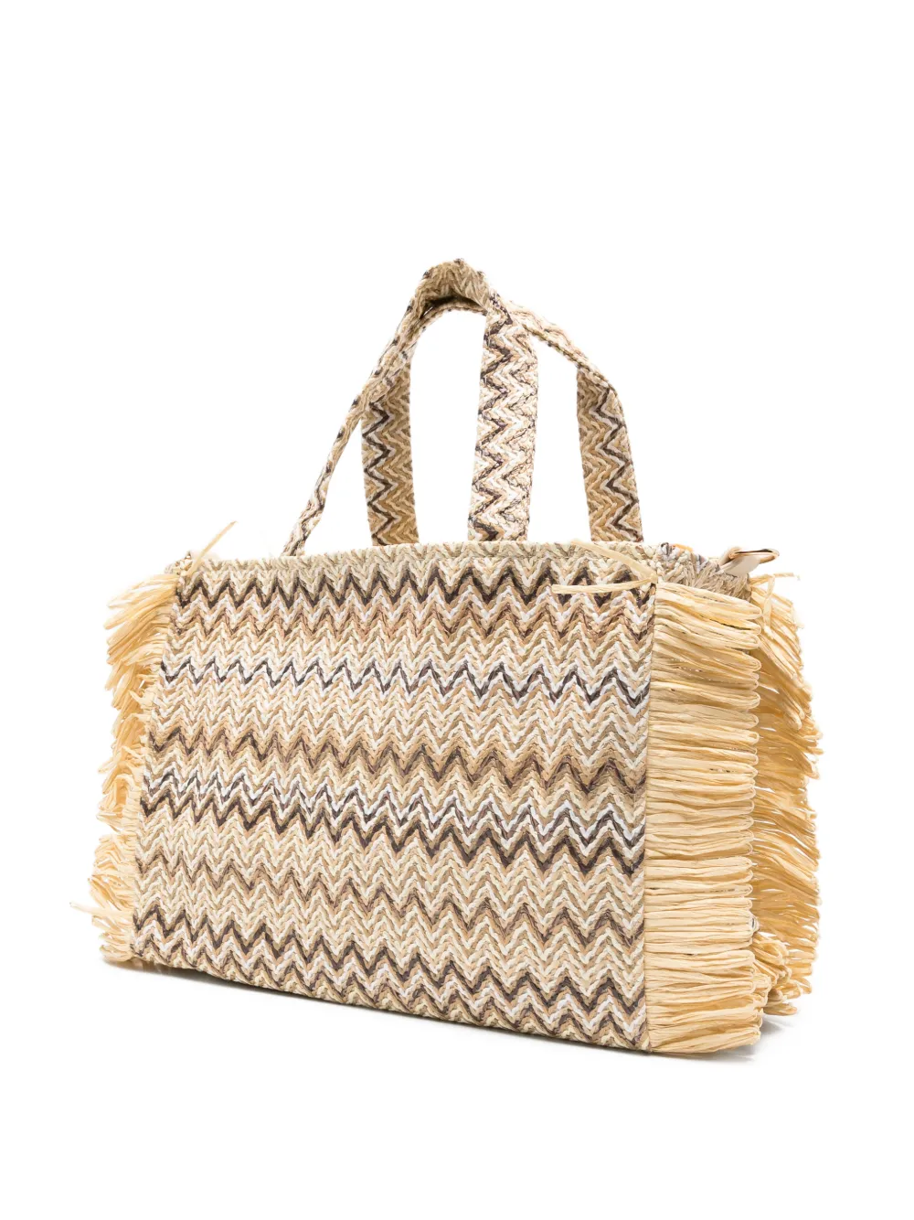 Marc Ellis Buby shopper met franje Beige