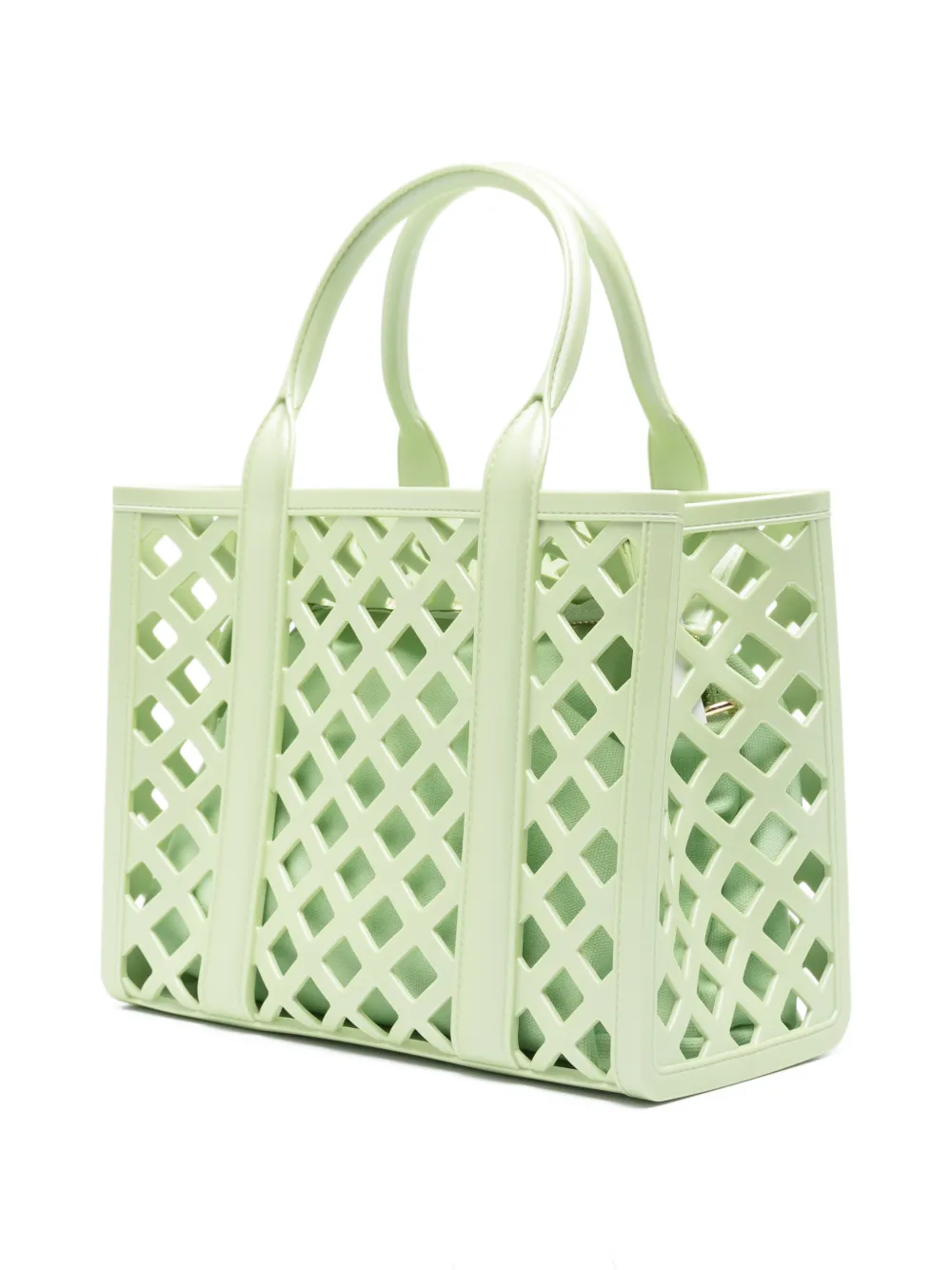 Marc Ellis Flat Plot shopper met logopatch Groen