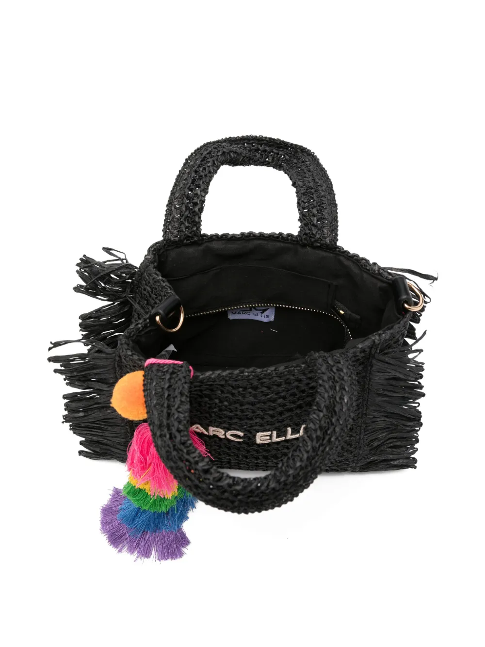 Marc Ellis Buby shopper met franje Zwart