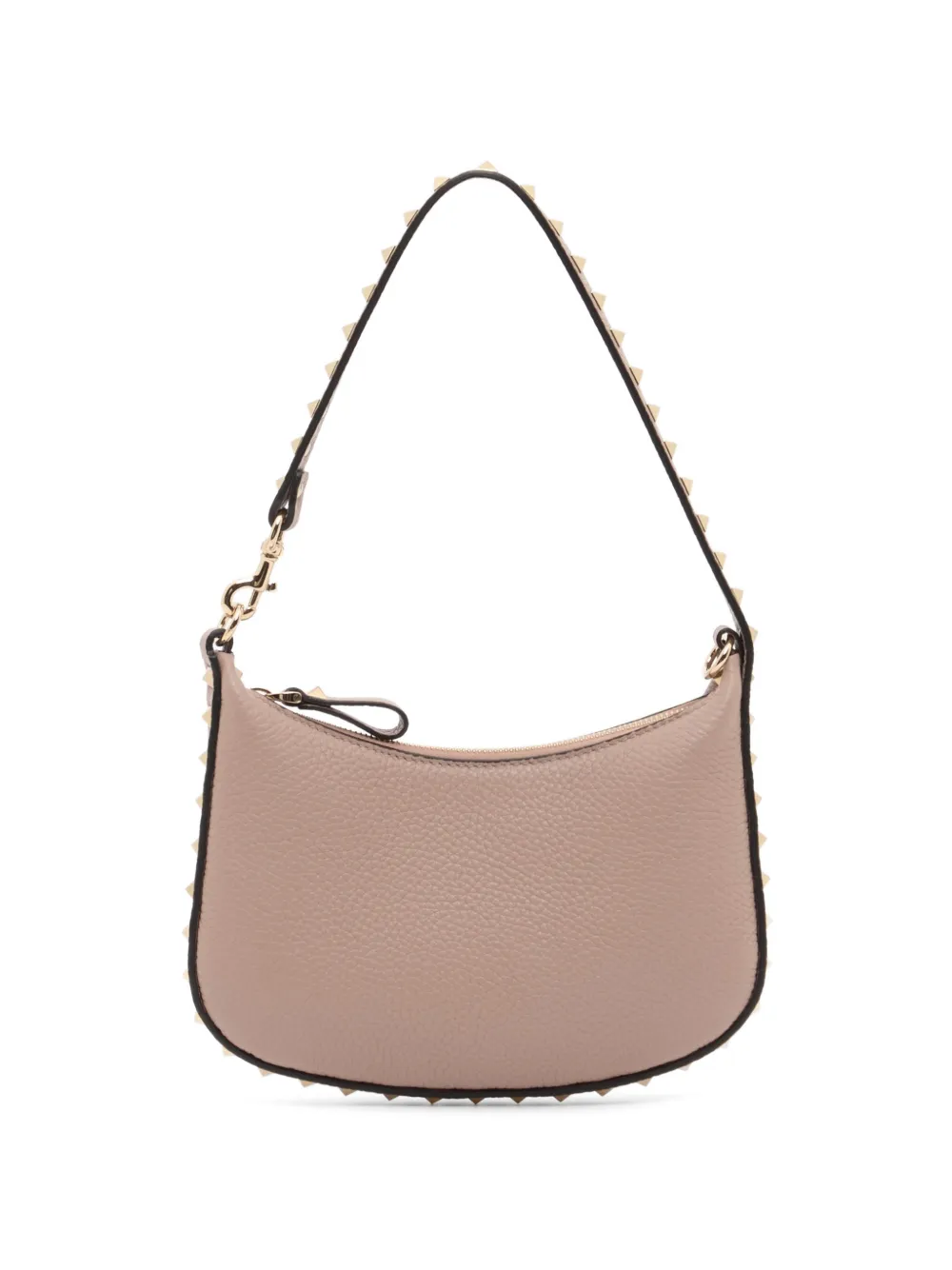 Valentino Garavani Rockstud mini-shopper van korrelig kalfsleer Roze