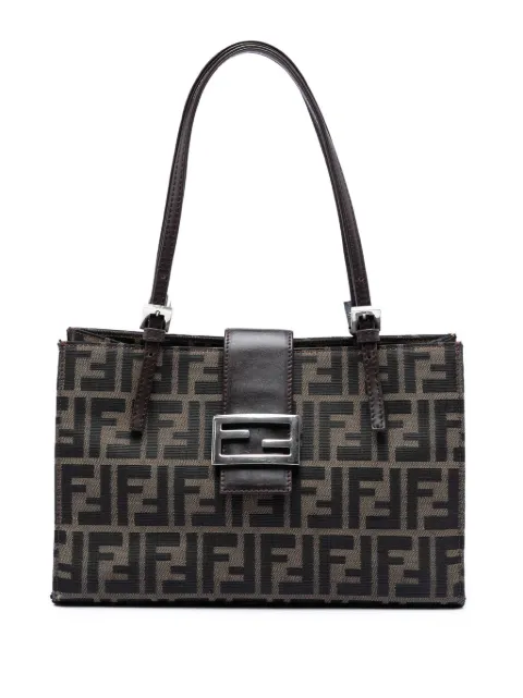 Fendi Pre-Owned сумка на плечо из канваса с узором Zucca (2000-2010-е годы)