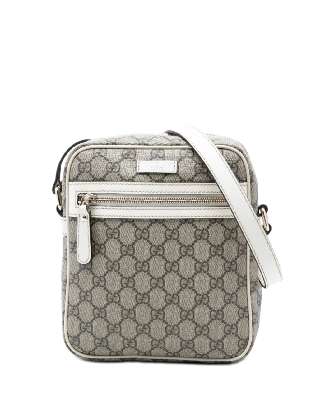 Gucci Pre-Owned 2016-2026 GG Supreme crossbody bag - Bianco