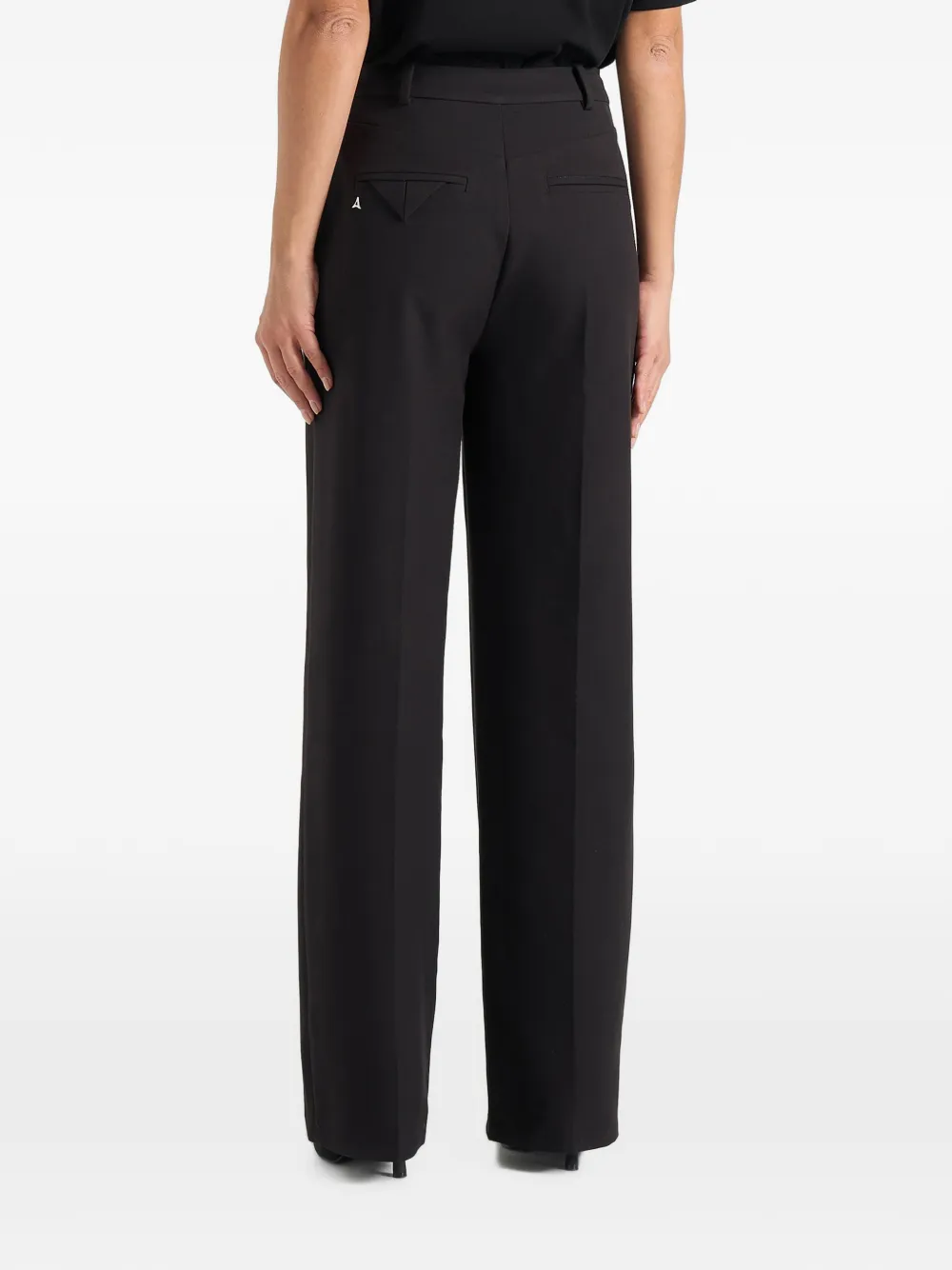 Manière De Voir Julie pantalon met plooien Zwart