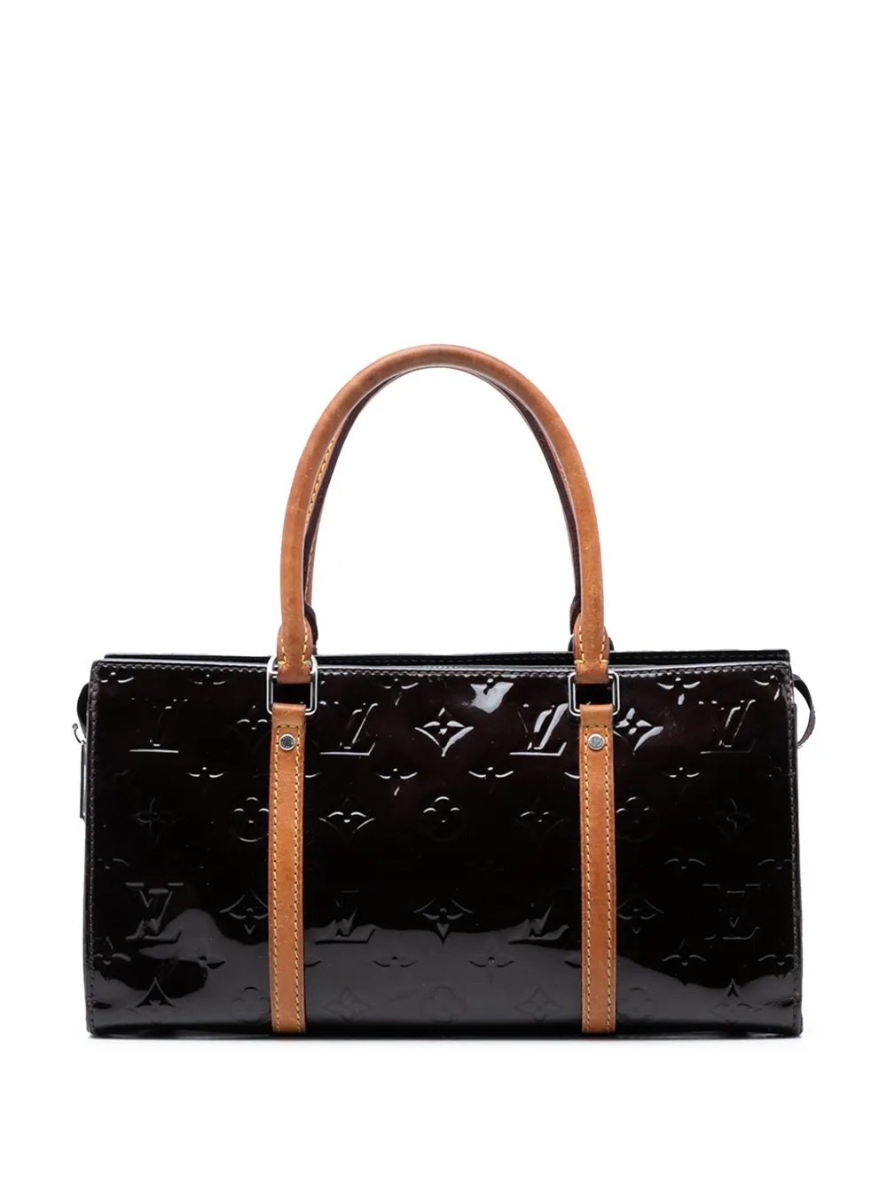 Louis Vuitton Pre-Owned 2018 Monogram Vernis Neo Triangle satchel - Viola