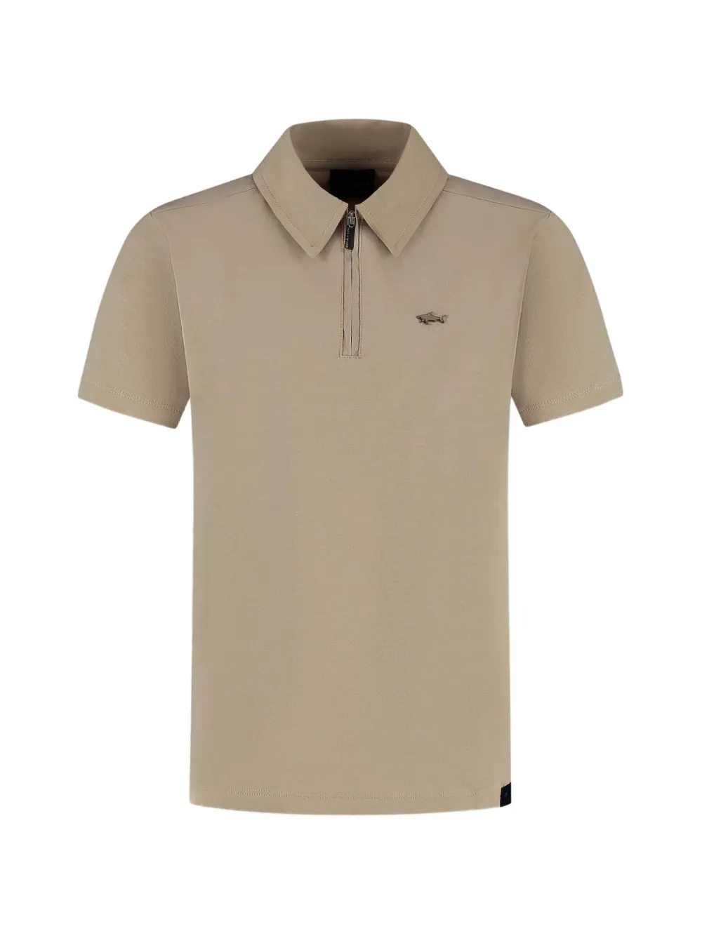 Paul & Shark Junior zip-fastening polo shirt - Toni neutri