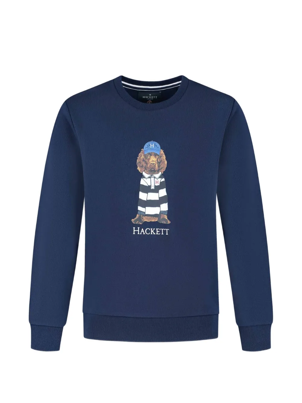 Hackett Kids graphic-print sweatshirt - Blu