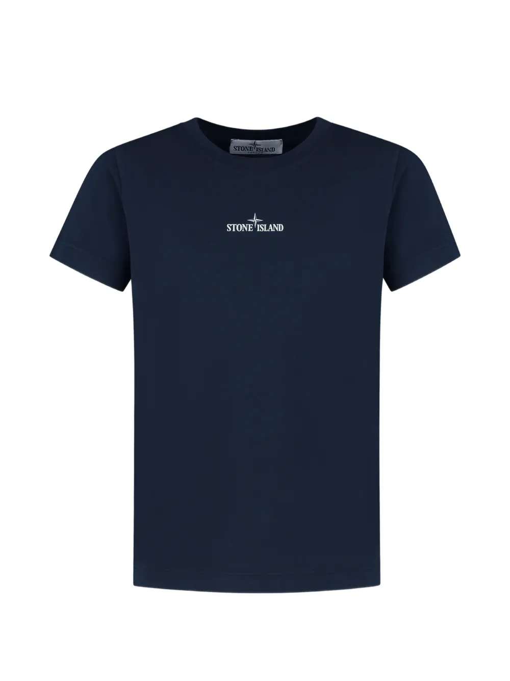 Stone Island Junior logo-print T-shirt - Blau