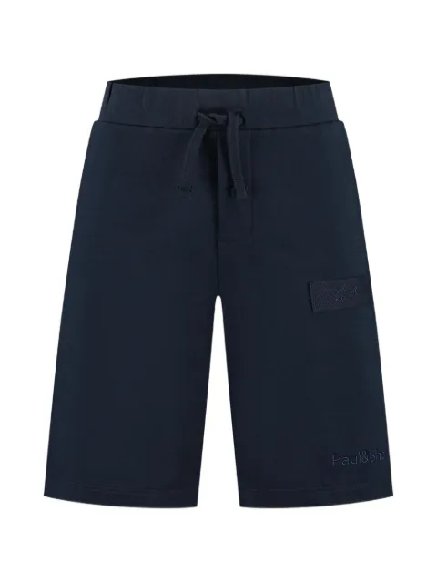 Paul & Shark Junior logo-patch track shorts