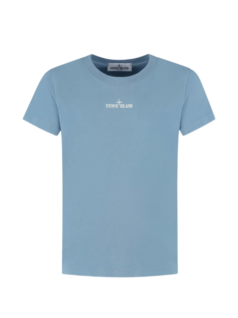 Stone Island Junior logo-print T-shirt - Blu