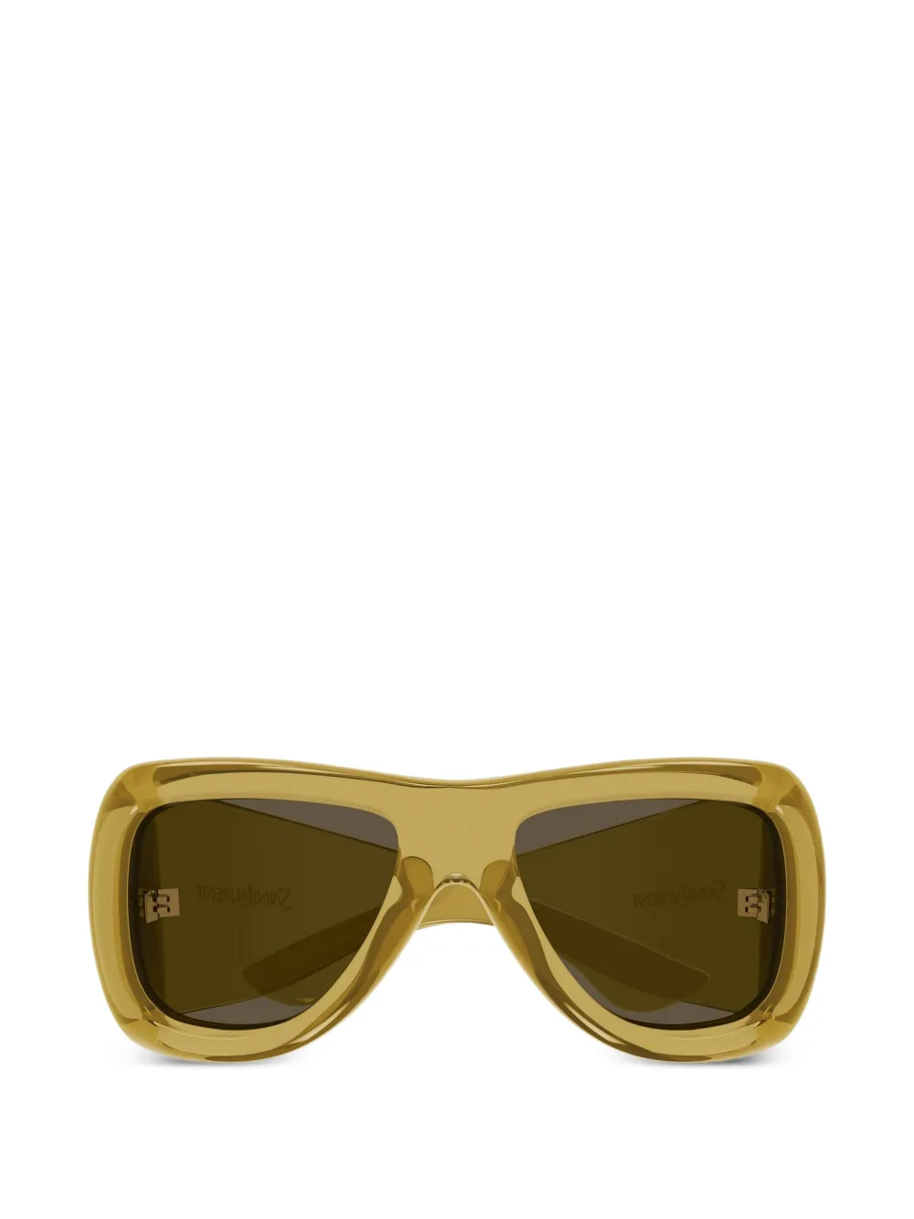 Saint Laurent Eyewear Howl Sonnenbrille im Oversized-Look - Gelb