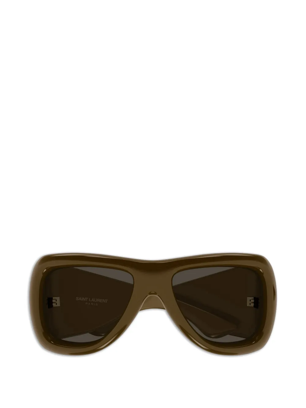 Saint Laurent Eyewear Occhiali da sole Howl rettangolari - Marrone