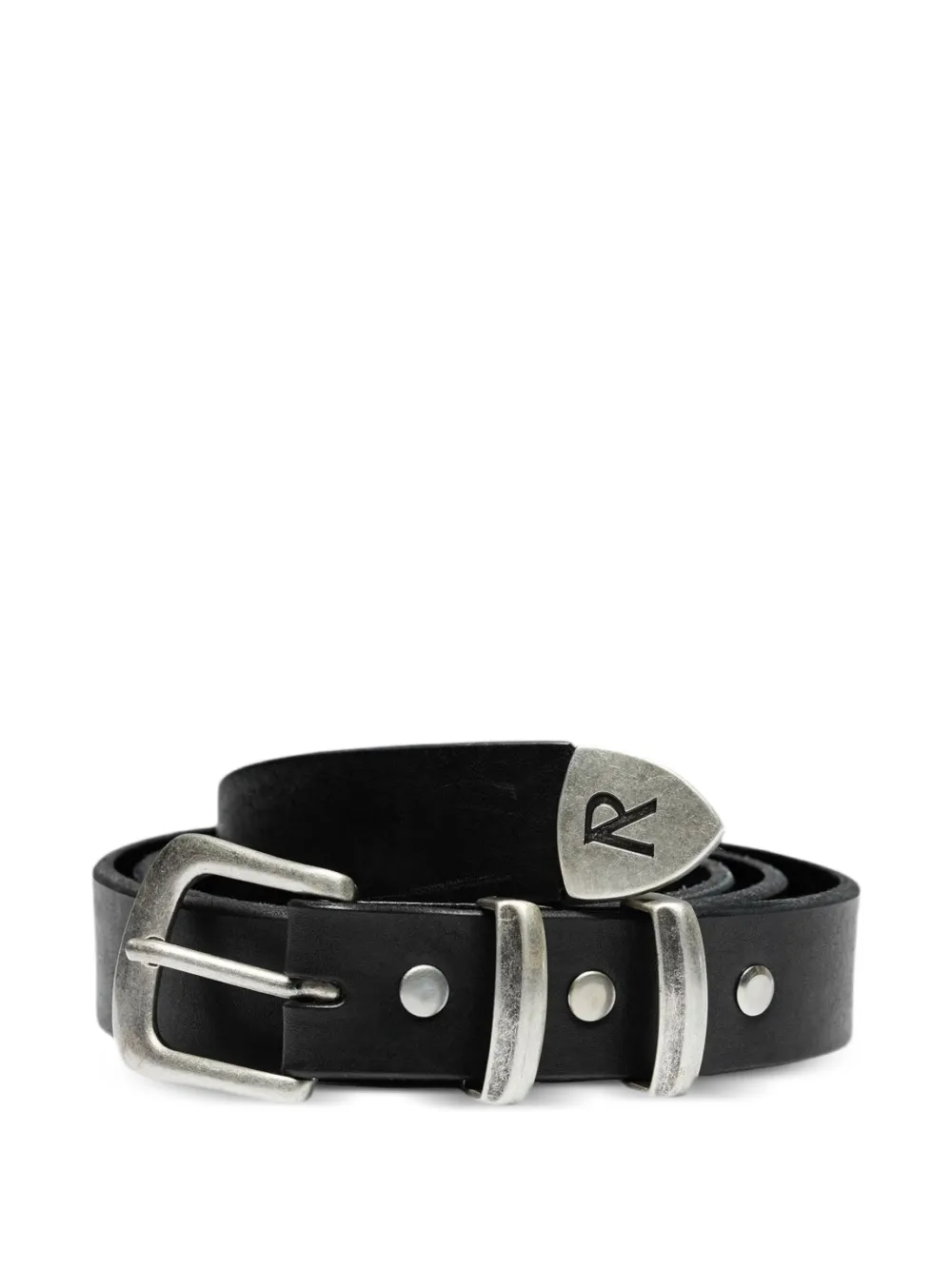Represent Rodeo leather belt - Nero