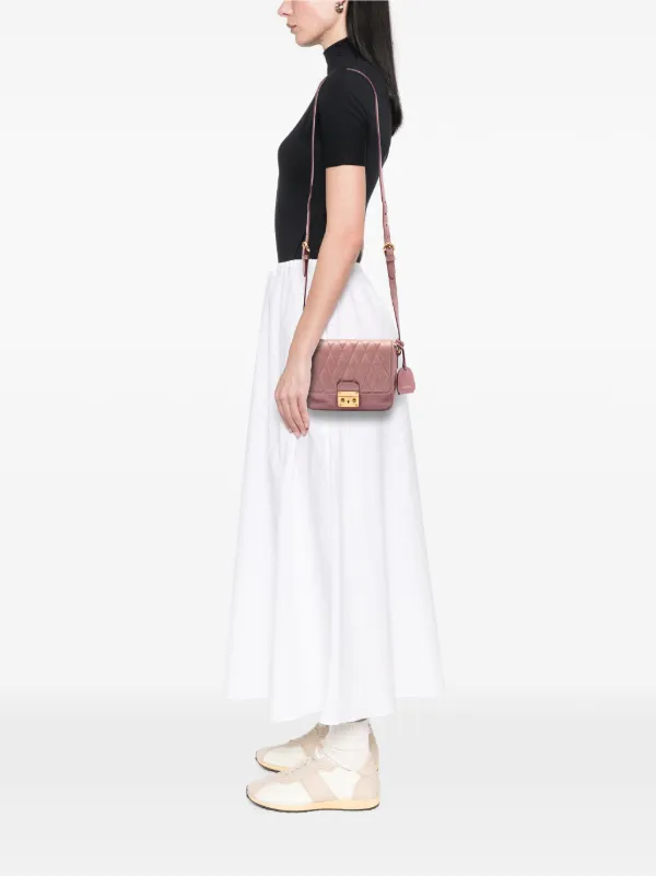 Miu Miu Pre-Owned 2010-2026 ヴィッテロ シャイン Trapu ショルダー 