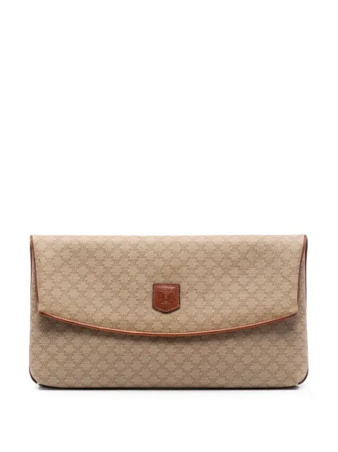 Celine Pre-Owned 2006 Macadam Coated Canvas clutch bag
