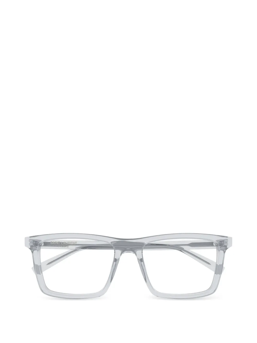 Saint Laurent Eyewear Brille mit eckigem Gestell - Grau