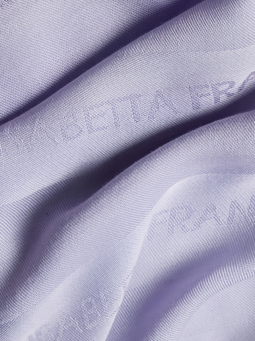 Elisabetta Franchi Sjaal met logo jacquard Paars
